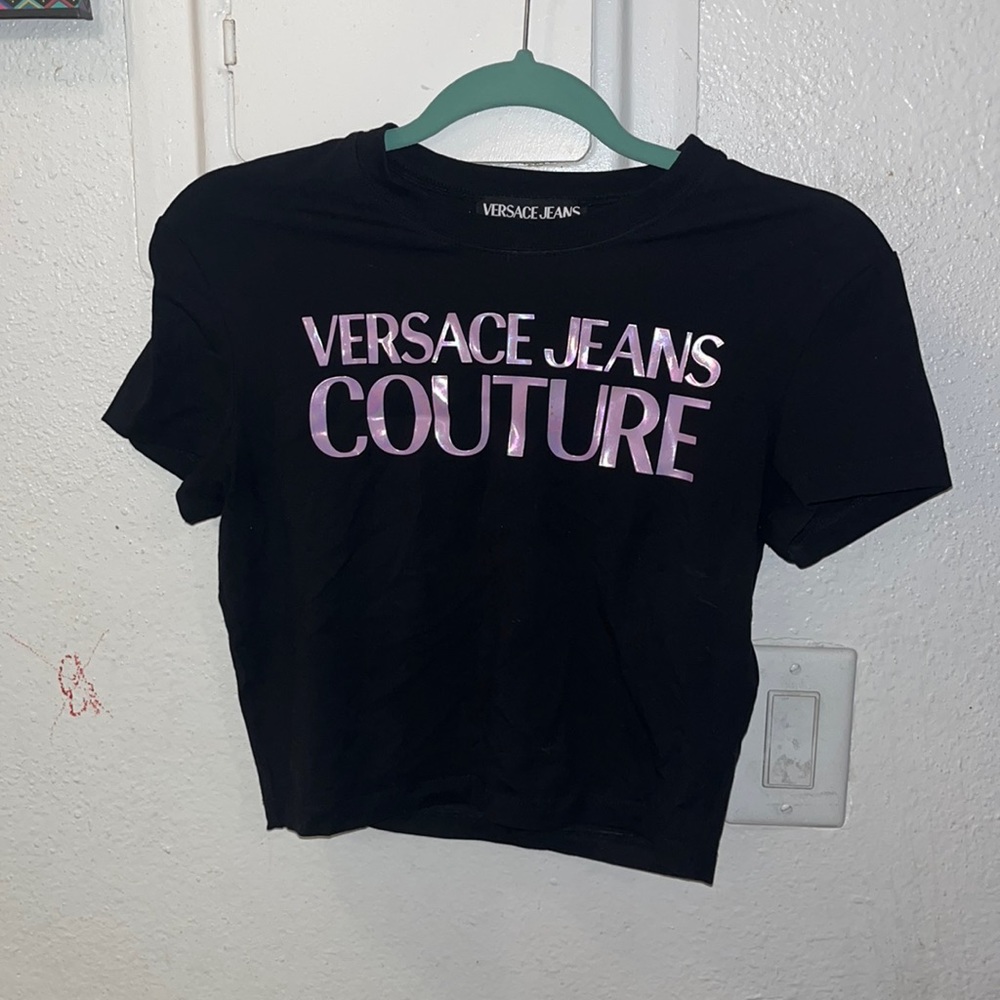 Crop top versace black